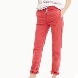 J.Crew Cropped Mid Rise Festival Pants Size 4